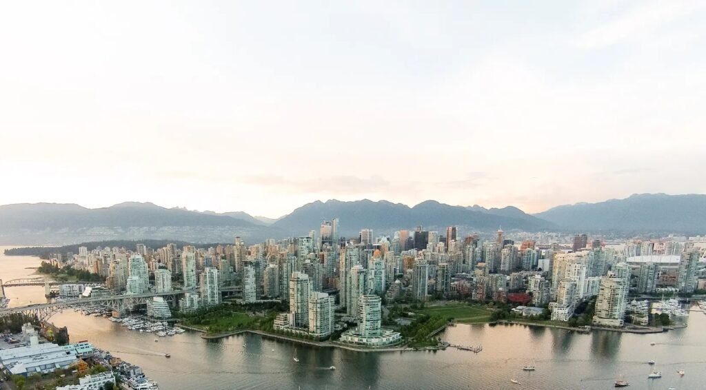 City of Vancouver skyline view.