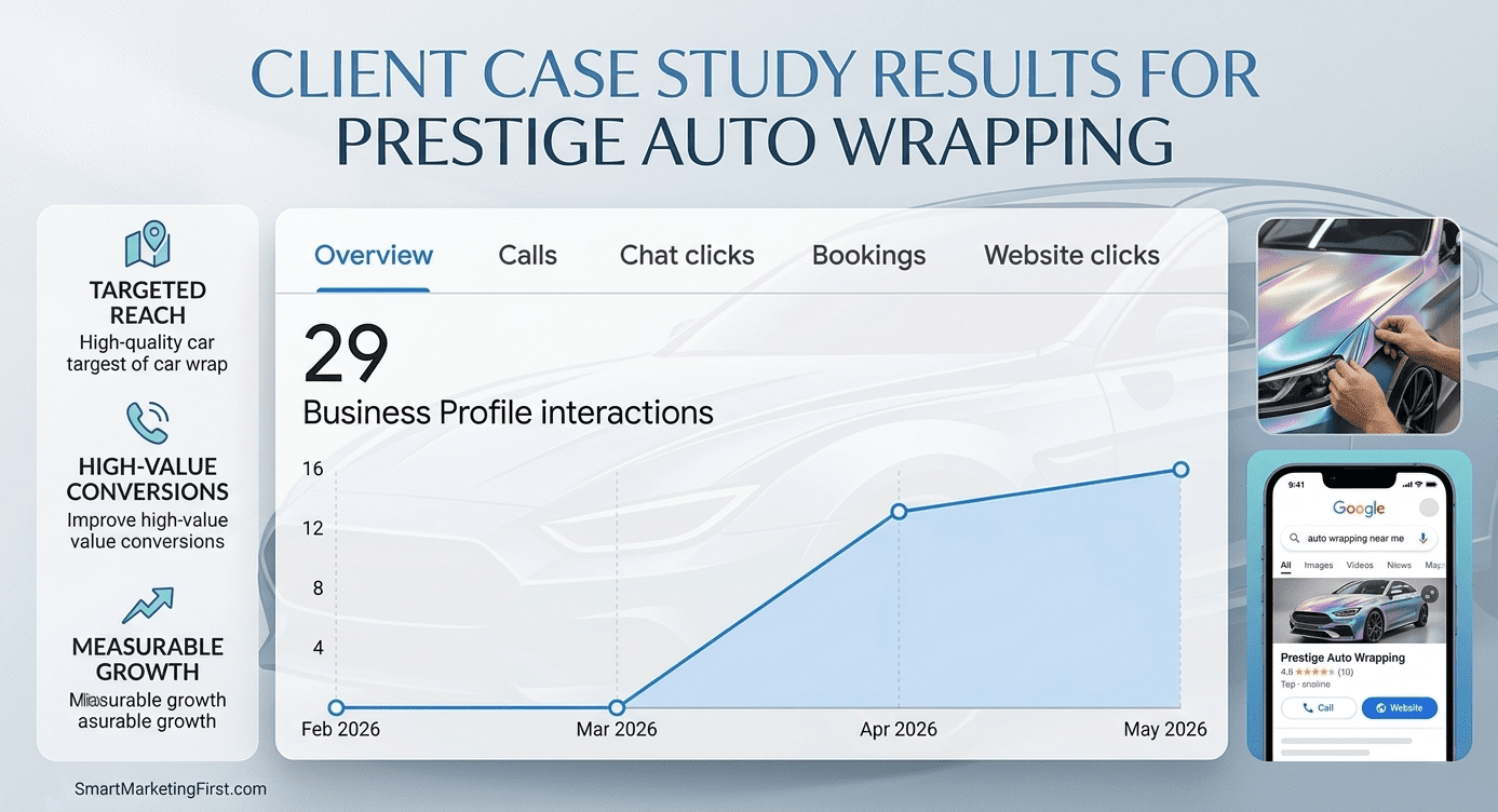 Prestige Auto Google Maps SEO Results